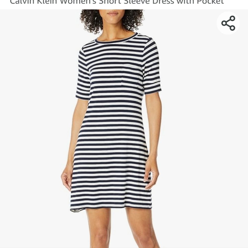 Calvin Klein Women's Short Sleeve Dress